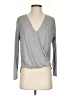 Everleigh Silver Long Sleeve Top Size S - photo 1