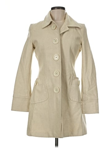 Tulle Wool Coat (view 1)