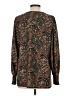 First Love 100% Polyester Floral Brown Long Sleeve Blouse Size S - photo 2