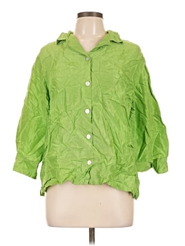 Harve Benard 3/4 Sleeve Button-Down Shirt (view 1)