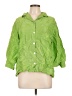 Harve Benard Green 3/4 Sleeve Button-Down Shirt Size 12 - photo 1