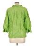 Harve Benard Green 3/4 Sleeve Button-Down Shirt Size 12 - photo 2