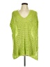 Jeanne Pierre 100% Cotton Green Pullover Sweater Size M - photo 1