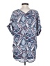 Alya 100% Polyester Blue Short Sleeve Blouse Size S - photo 2