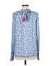 Lilly Pulitzer Blue Long Sleeve Blouse Size 8 - photo 2