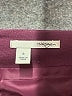 Halogen Color Block Burgundy Formal Skirt Size 8 - photo 4