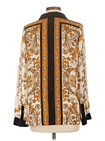 Joie Long Sleeve Silk Top (view 2)