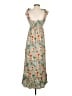 Massini 100% Rayon Tropical Gray Casual Dress Size S - photo 2