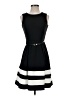 Calvin Klein Stripes Black Casual Dress Size 4 (petite) - photo 1