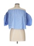 Sophie Rue 100% Polyester Blue 3/4 Sleeve Blouse Size L - photo 1