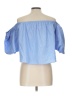 Sophie Rue 100% Polyester Blue 3/4 Sleeve Blouse Size L - photo 2