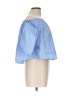 Sophie Rue 100% Polyester Blue 3/4 Sleeve Blouse Size L - photo 4