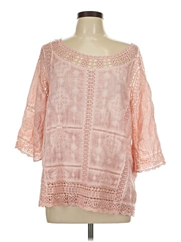 Democracy 3/4 Sleeve Blouse (view 1)