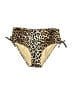 H&M Animal Print Gold Swimsuit Bottoms Size 12 - photo 1