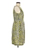 Gap 100% Polyester Print Yellow Cocktail Dress Size 6 - photo 4