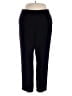 DKNY 100% Polyester Solid Black Casual Pants Size 14 - photo 1
