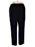 DKNY 100% Polyester Solid Black Casual Pants Size 14 - photo 2