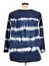 Greater Good Network 100% Cotton Tie-dye Blue 3/4 Sleeve Top Size 2X - photo 2