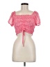 Olivaceous Pink Short Sleeve Top Size M - photo 1