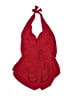 Magicsuit Solid Red One Piece Swimsuit Size 14 - photo 1