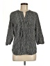 212 Collection Tweed Gray 3/4 Sleeve Blouse Size M - photo 1