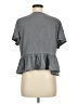 Gap 100% Cotton Gray Short Sleeve Top Size M - photo 2