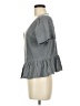 Gap 100% Cotton Gray Short Sleeve Top Size M - photo 5