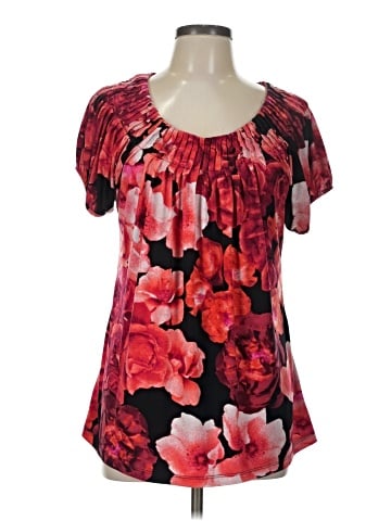 Style&Co Short Sleeve Blouse (view 1)