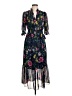 Eliza J 100% Polyester Floral Black Casual Dress Size 6 - photo 1