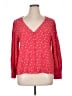 Sanctuary 100% Rayon Red Long Sleeve Blouse Size XL - photo 1