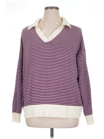 Peace Love World Pullover Sweater (view 1)
