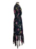 Eliza J 100% Polyester Floral Black Casual Dress Size 6 - photo 4
