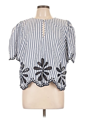 Ann Taylor LOFT Short Sleeve Blouse (view 1)