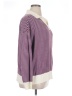 Peace Love World Stripes Purple Pullover Sweater Size 1X - photo 4
