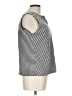 Talbots Black Sleeveless Button-Down Shirt Size L - photo 4