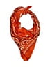 Unbranded Paisley Orange Scarf One size - photo 1