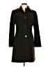 Albert Nipon 100% Wool Brown Black Wool Coat Size 6 - photo 1
