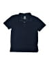 Faded Glory 100% Cotton Blue Black Short Sleeve Polo Size 14 - 16 - photo 1