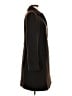 Albert Nipon 100% Wool Brown Black Wool Coat Size 6 - photo 4