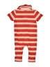 Hanna Andersson 100% Cotton Stripes Red Short Sleeve Onesie Size 6-12 mo - photo 2