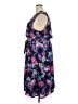Talbots 100% Viscose Floral Blue Cocktail Dress Size 18w - photo 5