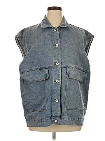Unbranded Denim Vest (view 1)