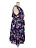 Talbots 100% Viscose Floral Blue Cocktail Dress Size 18w - photo 4