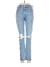 AGOLDE Hearts Blue Jeans Size 25 waist - photo 1