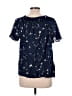 Mossimo Blue Short Sleeve Blouse Size L - photo 2