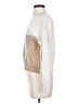 Petite Studio New York Color Block Blue Pullover Sweater Size S - photo 5