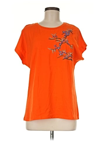 Zara W&B Collection Short Sleeve T-Shirt (view 1)