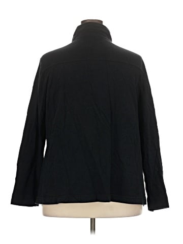 Karen Scott Sport 3/4 Sleeve Button-Down Shirt (view 2)