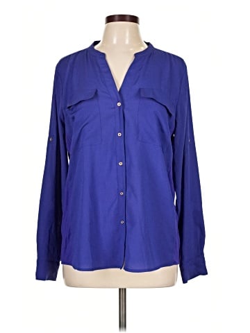 Calvin Klein Long Sleeve Blouse (view 1)