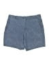 Lands' End Chevron-herringbone Blue Shorts Size 8 (petite) - photo 1